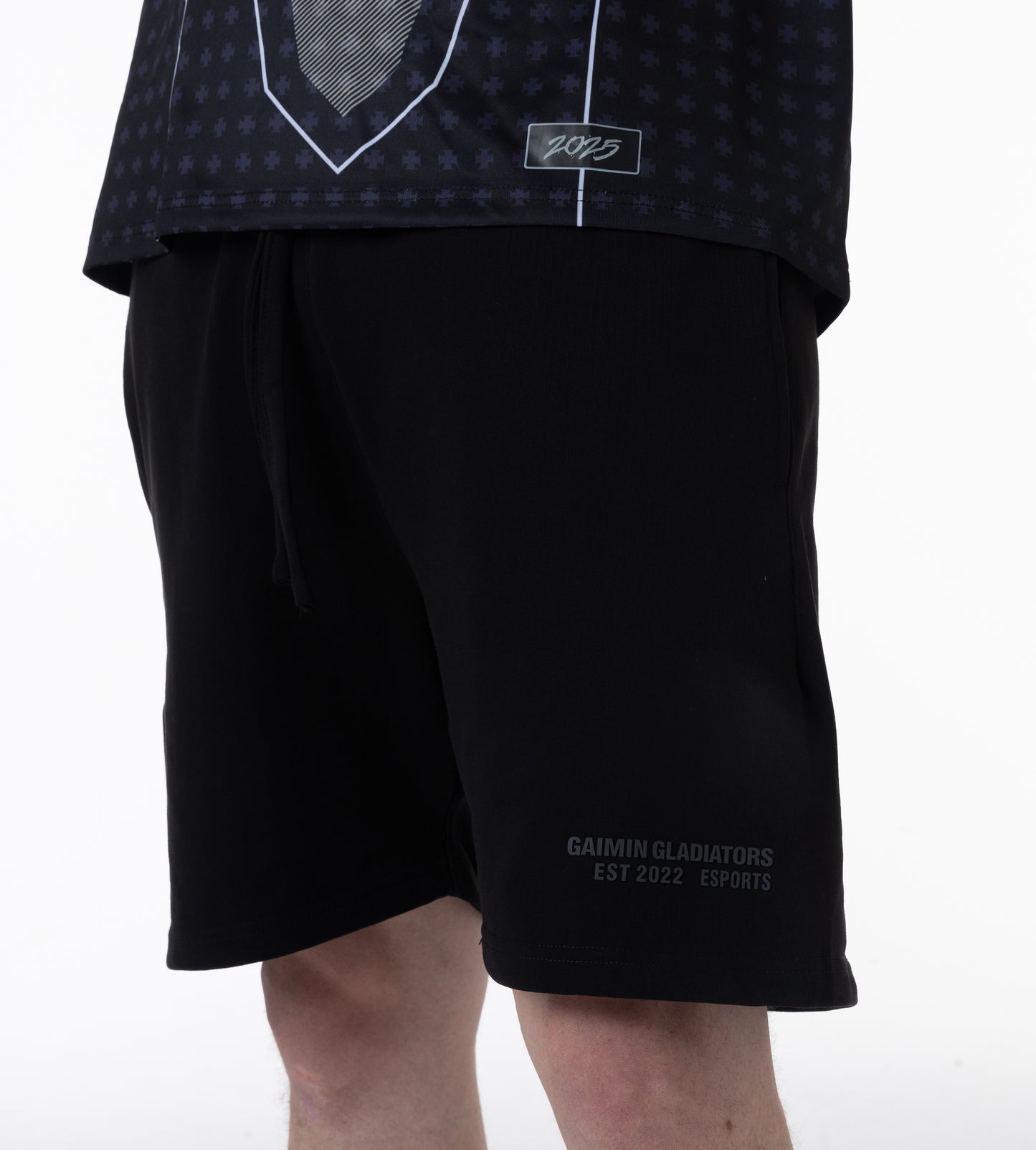 AGAINST ALL ODDS BLACK SHORTS