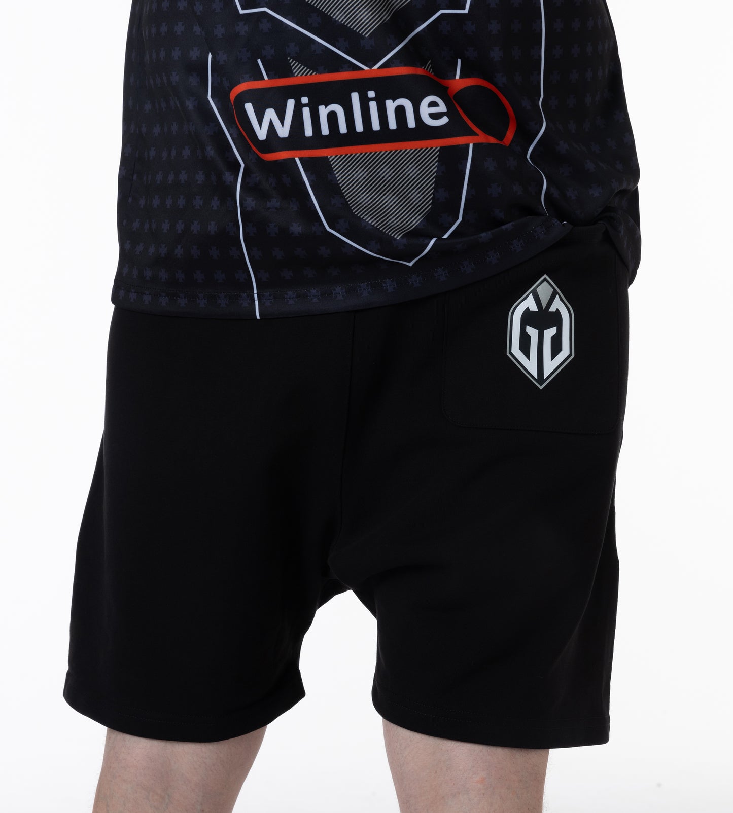 AGAINST ALL ODDS BLACK SHORTS