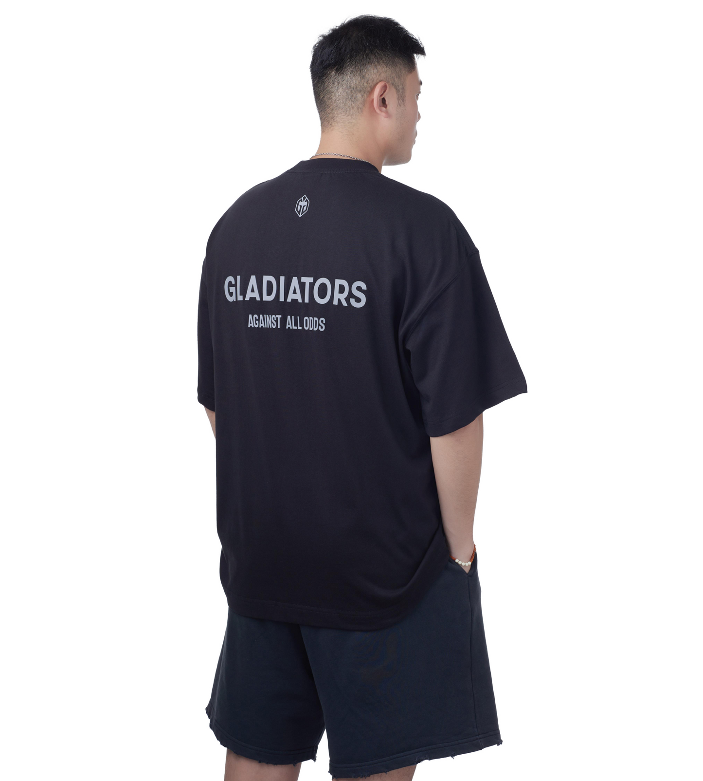 AGAINST ALL ODDS BLACK OVERSIZED TEE